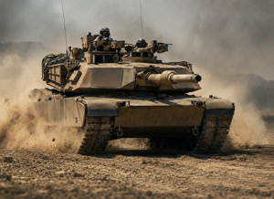 U.S. Abrams tank.